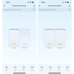 Podwójny smart przełącznik WiFi Tuya sterownik dopuszkowy WOOX R7279 – zdjęcie 3