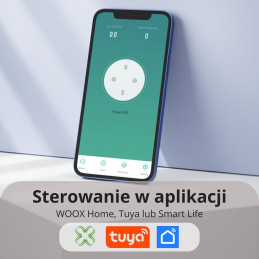 Podwójne Gniazdko Inteligentne WIFI Tuya SMART Watomierz Programator WOOX – zdjęcie 5