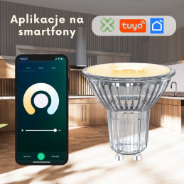 Żarówka LED GU10 WIFI Tuya niezawodna steruj w aplikacji WOOX R5143 – zdjęcie 9
