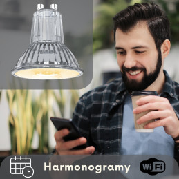 Żarówka LED GU10 WIFI Tuya niezawodna steruj w aplikacji WOOX R5143 – zdjęcie 10