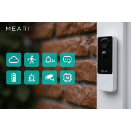 Domofon wideo WIFI Kamera Zewnętrzna IP Błyskawiczne powiadomienia MEARI B1 – zdjęcie 2