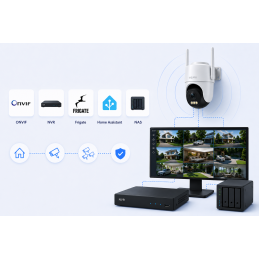 Kamera zewnętrzna WiFi obrotowa Premium AI 5GHz MEARI – zdjęcie 5