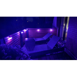 Girlanda Ogrodowa Świetlna LED Lampki Zewnętrzne WiFi Smart WiFi RGB 12,3m WOOX – zdjęcie 13