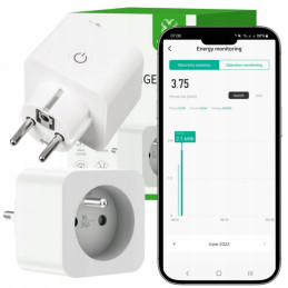 Smart Gniazdko WIFI Tuya Watomierz WOOX R6113 – zdjęcie 15