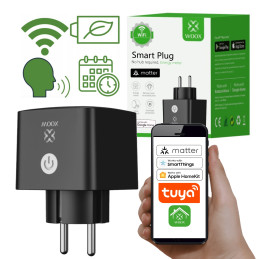 Gniazdko WIFI TUYA matter Watomierz Timer Programator Czasowy WOOX – zdjęcie 19