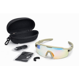 Okulary fotochromowe rowerowe słuchawki Bluetooth Shanren CG300 – zdjęcie 3