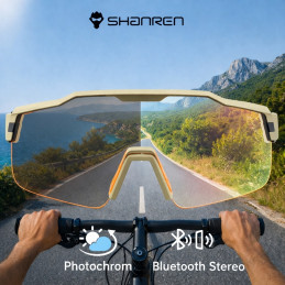 Okulary fotochromowe rowerowe słuchawki Bluetooth Shanren CG300 – zdjęcie 7