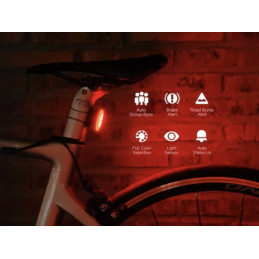 Shanren Raz Pro - inteligentna lampa rowerowa – zdjęcie 7