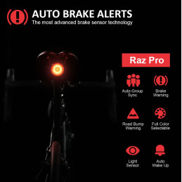 Shanren Raz Pro - inteligentna lampa rowerowa – zdjęcie 9