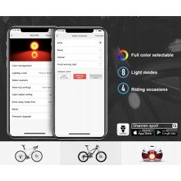 Shanren Raz Pro - inteligentna lampa rowerowa – zdjęcie 13