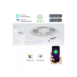 WOOX R5093 Inteligentna taśma LED, WiFi, 30W, 5m – zdjęcie 3