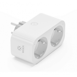 Podwójne Gniazdko Inteligentne WIFI Tuya SMART Watomierz Programator WOOX – zdjęcie 12