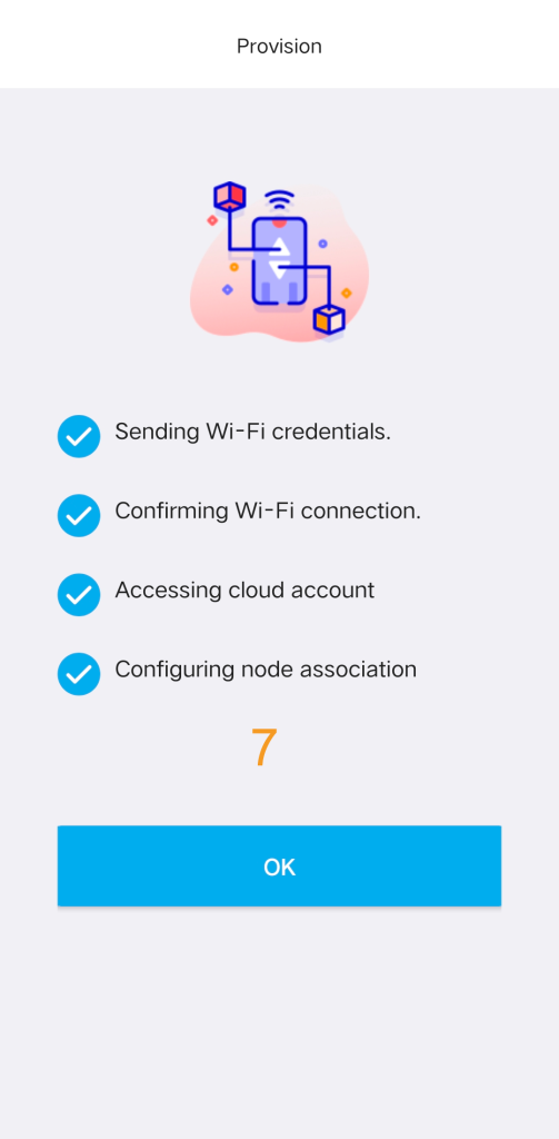 Aplikacja SofaBaton: wpisywanie hasła do Wi-Fi
