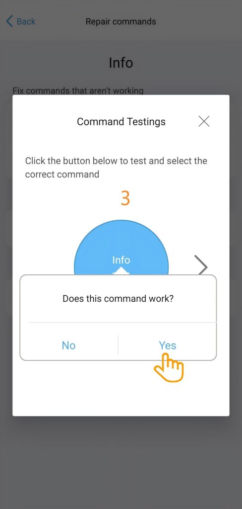 Pytanie Does this command work?