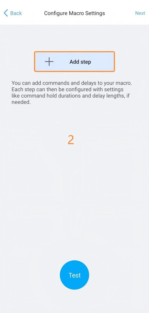 Przycisk Add step