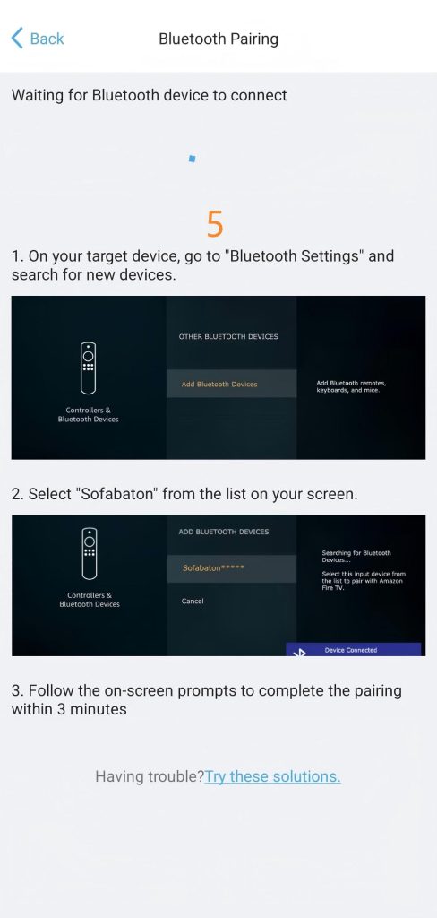Oczekiwanie na parowanie Bluetooth